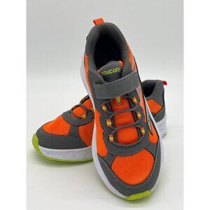 Saucony Kids Dash A/C Orange & Gray Athletic Shoes Size 13